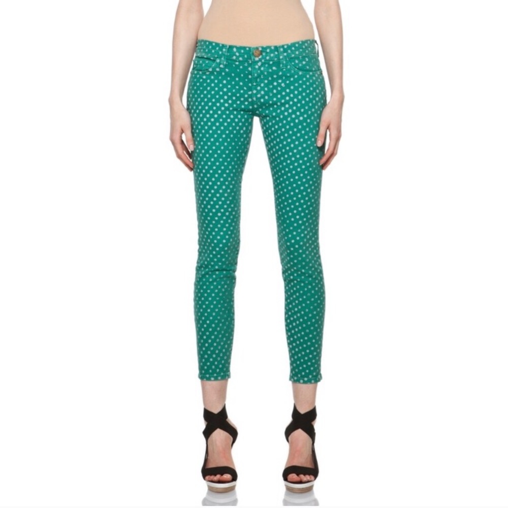 Current/Elliot polka dot jeans